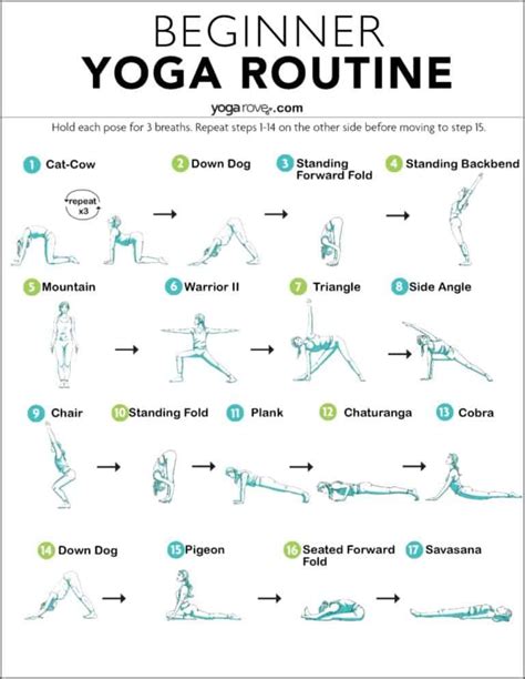 Printable Morning Yoga Routine